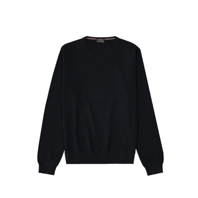 Z Zegna Cashmere Sweater In Blue