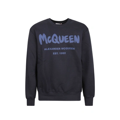 ALEXANDER MCQUEEN COTTON LOGO SWEATSHIRT