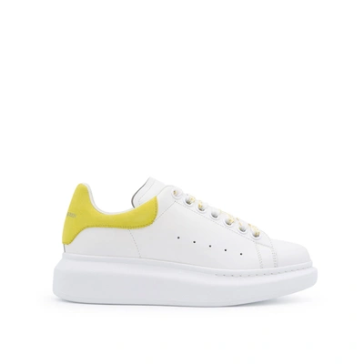 Alexander Mcqueen Leather Oversized Sneakers In White