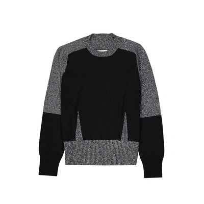 Alexander Mcqueen Wool And Cashmere Sweater In Black