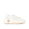 Balmain B-runner Mesh-panel Sneakers In White
