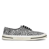 Celine Man Sneakers Off White Size 7 Textile Fibers In Black