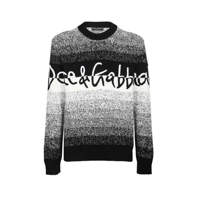 Dolce & Gabbana Logo Sweater In Black