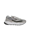 Dsquared2 Grey Canvas And Suede Sneakers In White
