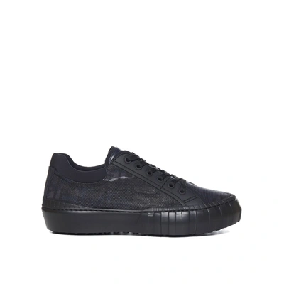 Fendi Force Sneakers In Black