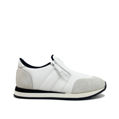 Giuseppe Zanotti Design Ulan Leather Trainers In White