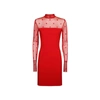 Givenchy 4g-print Tulle-panelled Minidress In Red
