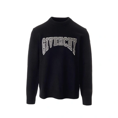 Givenchy Logo Pullover In Black