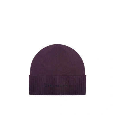 GIVENCHY GIVENCHY WOOL LOGO HAT