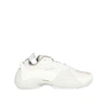 Lanvin Flash-x Mesh Upper Sneakers With Textured Panels In White