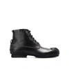 MAISON MARGIELA LEATHER HIGH-TOP SNEAKERS