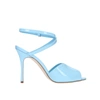 Manolo Blahnik Sandals Clear Blue In Blue