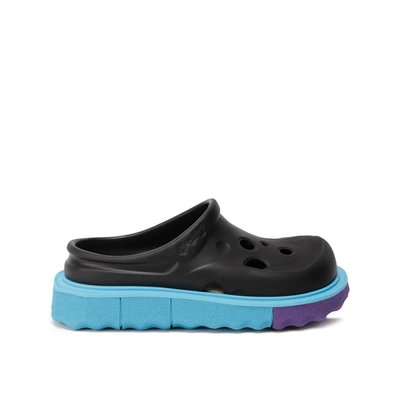 Off-white Off White Off White Sponge Slippers In Black