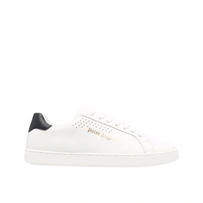 PALM ANGELS LEATHER LOGO SNEAKERS