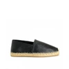 Valentino Garavani Man Espadrilles Black Size 8 Soft Leather In Black