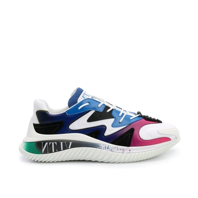 Valentino Garavani Wade Runner Sneakers In White Multi