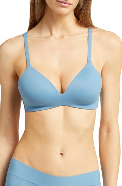 Wacoal How Perfect Soft Cup Wireless Bra In Provincial Blue | ModeSens