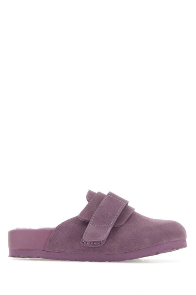 Birkenstock Nagoya Clogs In Purple