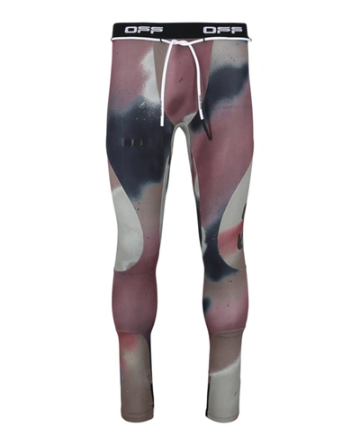 OFF-WHITE CAMOUFLAGE PERFORMANCE LEGGINGS
