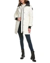 Canada Goose Lorette Hooded Puffer Parka In White