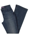 Gloria Vanderbilt Amanda Womens Denim Whisker Wash Bootcut Jeans In Multi