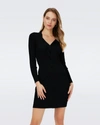 Diane Von Furstenberg Vernoique Knit Dress In Black