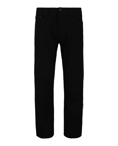 Off-white Meteor Slim Straight Jeans In Black