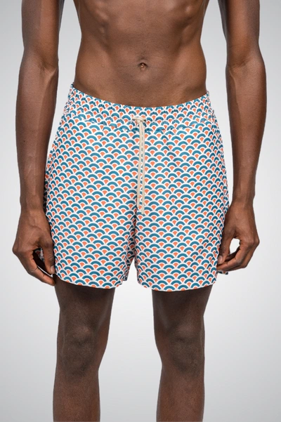 D.rt Sol Volley Short In Orange,turquoise