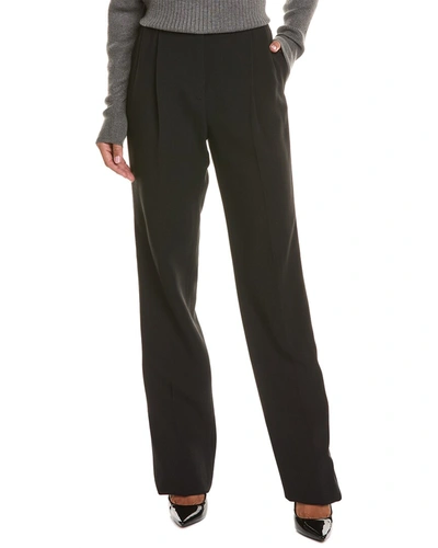 Michael Kors Mika Pleated Tuxedo Trouser In Black
