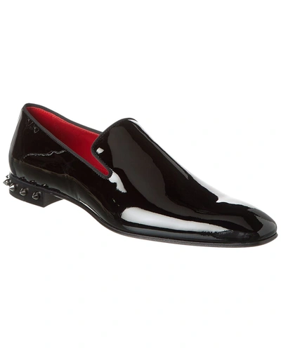 Christian Louboutin Marquees Patent Loafer In Black