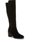 LUCKY BRAND BONNAY WOMENS LEATHER STACKED HEEL KNEE-HIGH BOOTS
