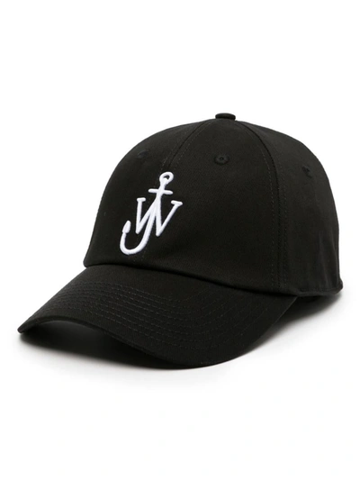 Jw Anderson J.w. Anderson Embroidered-logo Baseball Cap In Black