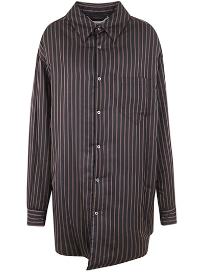 Maison Margiela Shirt Clothing In 001f Dark Navy Stripe
