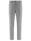 Alexander Mcqueen Trousers With Back Pockets And Belt Loops In Grey