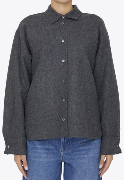 Max Mara Abadan Shirt In Gray