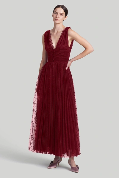 Altuzarra 'lola' Dress In Deep Garnet