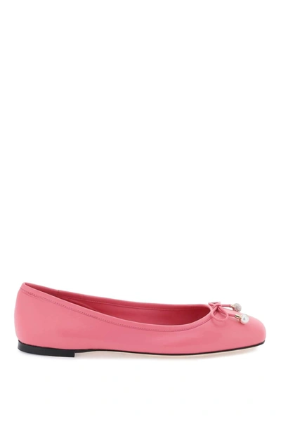 JIMMY CHOO JIMMY CHOO 'ELME' BALLERINA FLATS