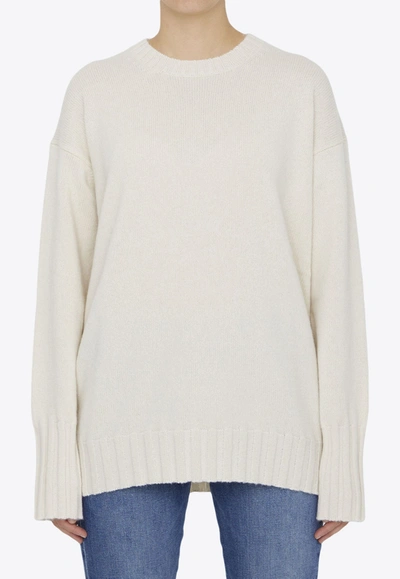 Khaite Camilla Sweater In Cream
