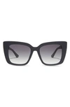 Diff 54mm Cat Eye Sunglasses In Matte Black