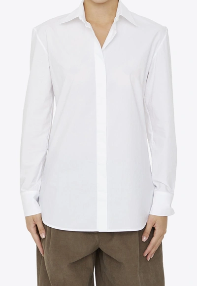 The Row Derica Shirt, Blouse White