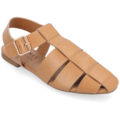 Journee Collection Tru Comfort Cailinna Sandal In Brown