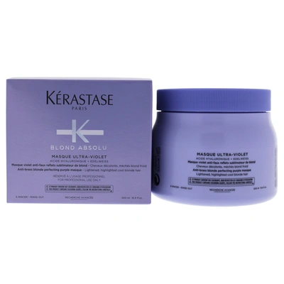 Kerastase 16.9oz Blonde Absolu Ultra Violet Masque In White