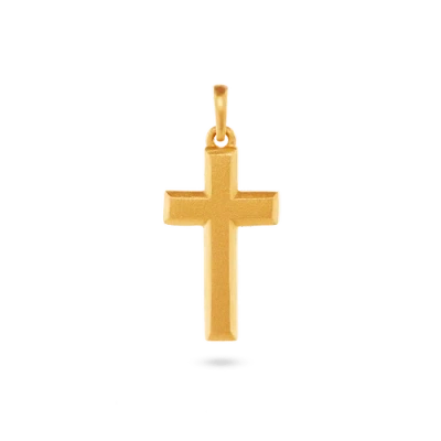 7879 Cross Pendant In Gold