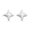 7879 Women's 925 Silver Mini Star Stud Earrings