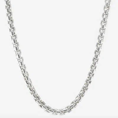 7879 Women's Silver Box Belcher Chain Necklace