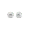 7879 Women's Silver Circle Stud Earrings