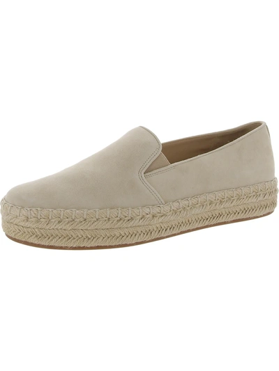 Vince Upton Womens Canvas Slip On Espadrilles In Brown
