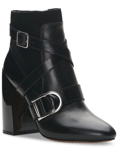 Vince Camuto Erillie Womens Adjustable Strap Ankle Boots In Black