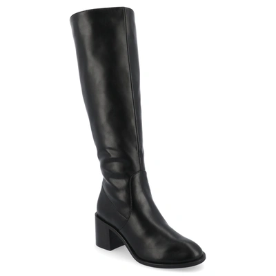 Journee Collection Collection Women's Tru Comfort Foam Romilly Wide Width Extra Wide Calf Boots In Black