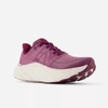 New Balance Women's Fresh Foam X More V4 Shoes Wide Width In Raisin/dark Ember In Purple